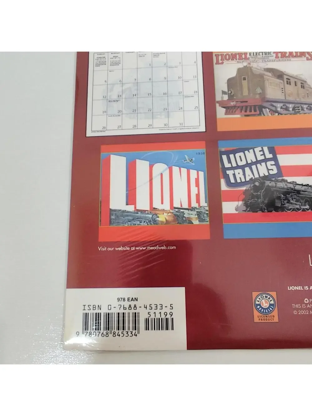 Vintage Lionel Train 2003 A 12- Month Calendar